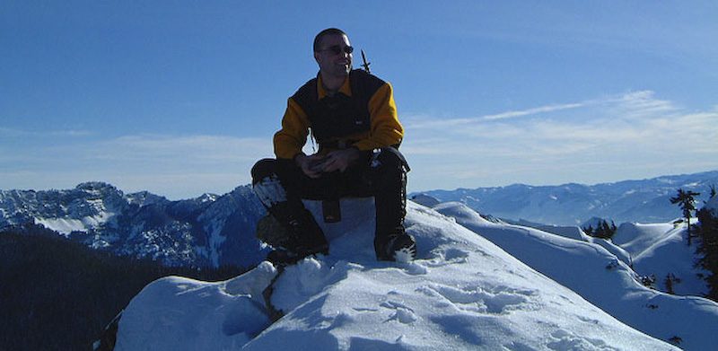 Me On Top Of Guye Peak, My First Alpine Climb
